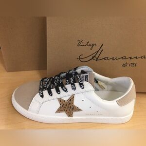 🤍NEW 🤍Vintage Havana Leopard 🐆 StarConverse Style Sneaker’s 🤍M